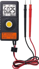 TEMPO Communications PM100 Ultra Portable Pocket Multimeter | Auto Black, Red 