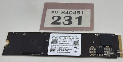 WD PC SN5000S 1TB 2280 NVMe M.2 SSD | 6000MB/s SN:2422CF402157