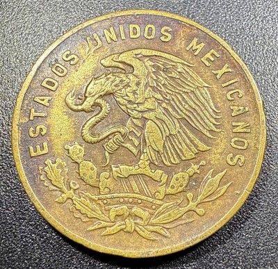 Mexico 5 Centavos 1954 -With Dot - Key Date!! KM426 | eBay
