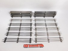 20x M&auml;rklin Spur 0 3610 D Blech Gleis 32 cm f&uuml;r elektrischen Betrieb #DU519-3