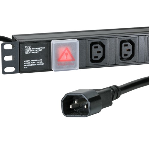 Cablenet 8 Way C13 Horizontal 1u PDU with C14 3m Feed