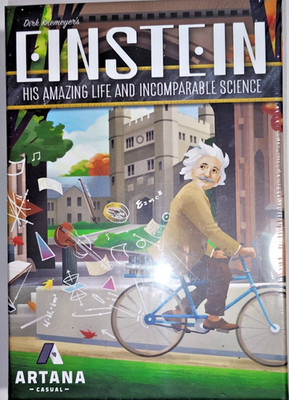 Einstein Board Game New Sealed Artana 2017 His Amazing Life Incomparable Science