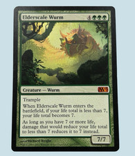 Elderscale Wurm, Core 13, LP, Magic the Gathering MTG