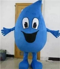 Halloween Water Drop Mascot Costume Cosplay Party Fancy Dress Adults Size Outfit