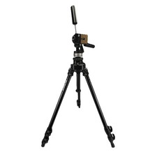Vintage BOGEN 3221 Professional Tripod with BOGEN Manfrotto 3029 Head Used