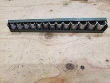 SK-Tools 3/8 Drive 13-Piece 12 Point Metric Socket Set w/ Metal Tray USA 7-19MM