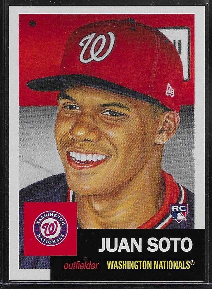 2018 TOPPS LIVING SET # 43 JUAN SOTO RC Rookie Washington Nationals Mets d