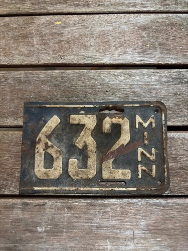 1936 Minnesota Half a License Plate 632