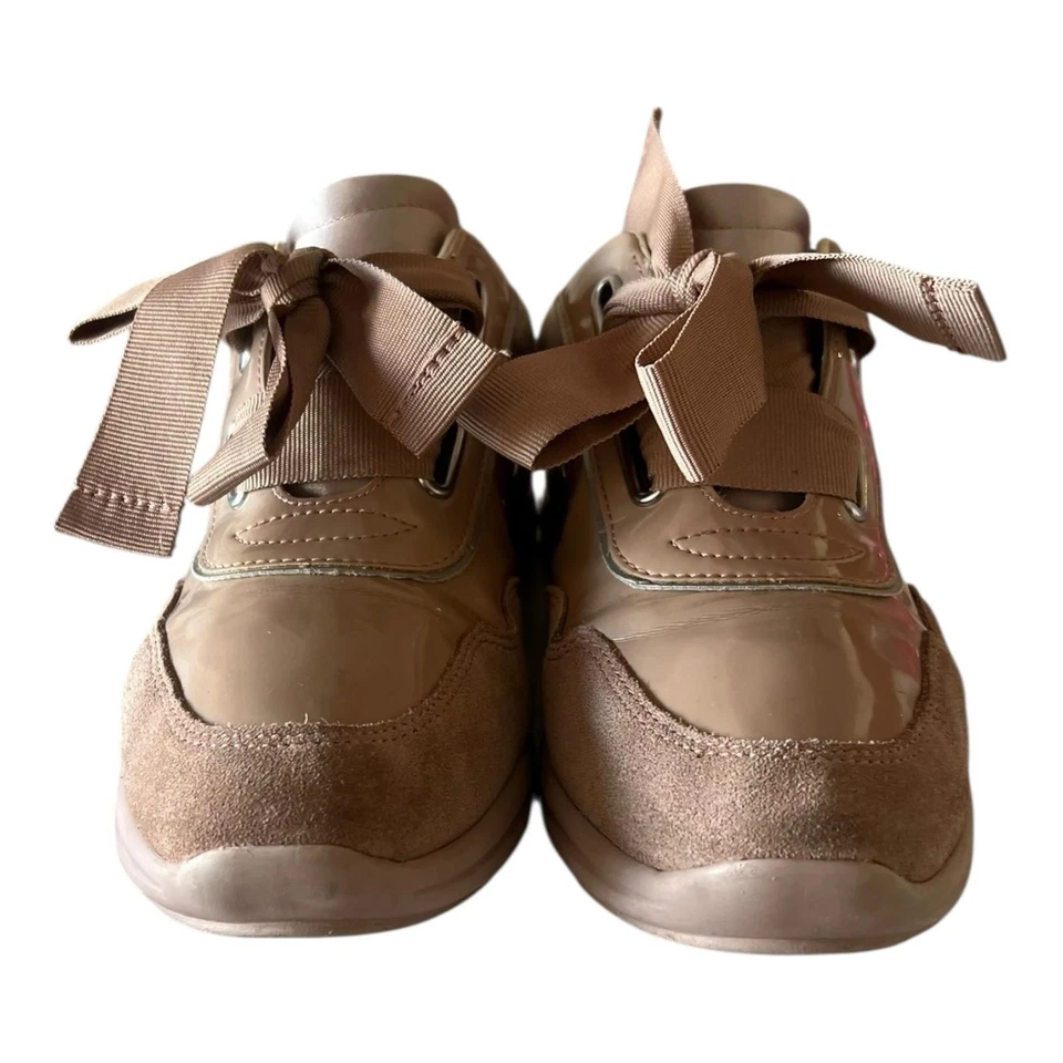 Geox SP Nute Mujer Tenis Zapatos Talla 9 Con Cordones Parte Superior Baja Entrenadores Rosa Como Nuevo Foto 2 de 4