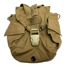 QTY 1 USMC Issue 1QT MOLLE Coyote Brown Canteen Cover Pouch 8465-01-532-2303 NEW