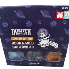 BEST PRICE  - Men's Buck Naked Boxer Briefs 3-Pack - FREE SHIPPING  