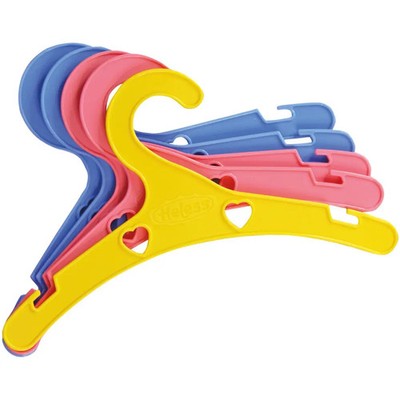 Heless 778 - Bunte Puppenkleiderbügel, 5 Stück