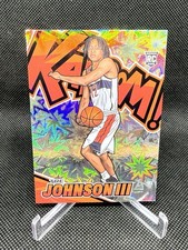 2025-26 Panini Signature Series Tre Johnson III Kaboom Case Hit SSP Rc Rookie