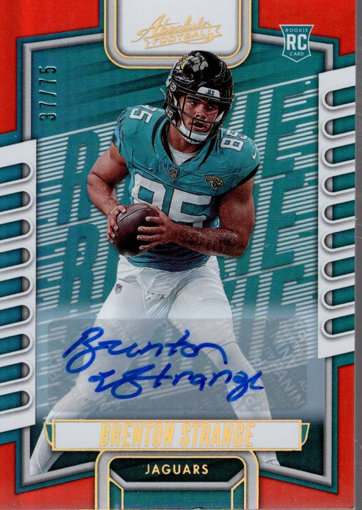 Brenton Strange Panini Absolute #176 Autograph Spectrum Orange
