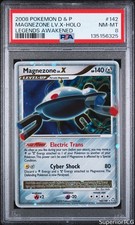 Magnezone LV.X Holo 142/146 Legends Awakened Pokemon PSA 8 Nm-Mt