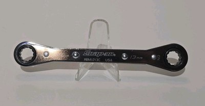    SNAP ON Tools USA RBM1213C 12 pnt FLAT DOUBLE RATCHETING WRENCH 12mm 13mm