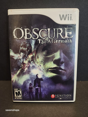 CIB!   OBSCURE THE AFTERMATH   for Wii    TESTED &  WORKS!