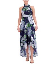 Eliza J Womens Metallic A-line Dress