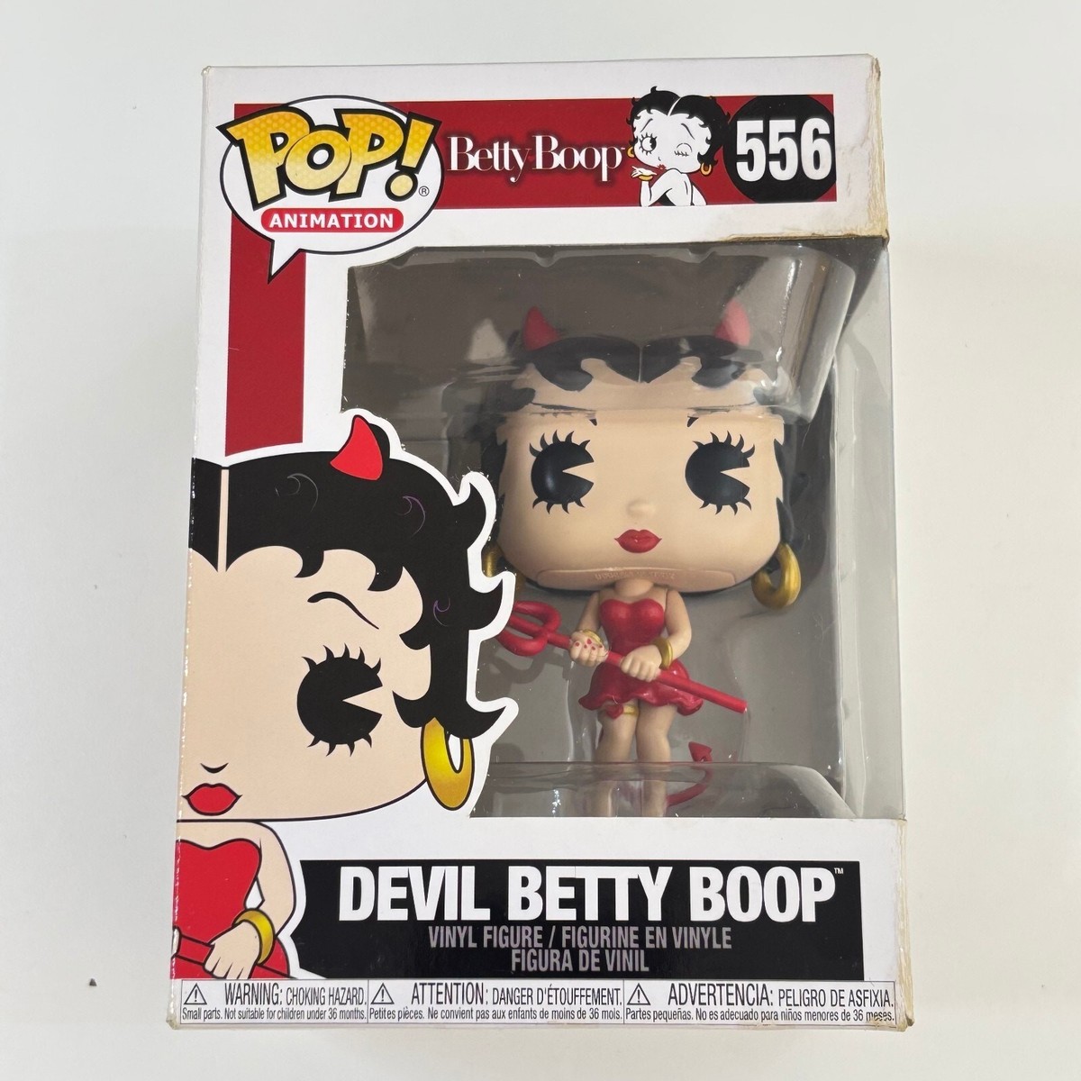 Funko Pop! Betty Boop - Devil Betty Boop #556 New In Damaged