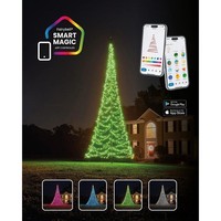 LED Weihnachtsbaum Weihnachts Beleuchtung Lichterbaum Fairybell Ø 3,5M X 8M App