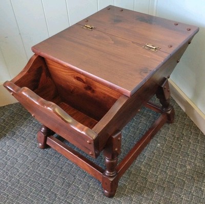 Colonial Dough Box End Table 30x22x20 Ethan Allen Old Tavern Style