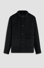 BUGATCHI Wool  Jacket Sz L  Anthracite NWT $3...