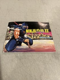 Ninja Gaiden II 2 Nintendo Nes W/Manual Cleaned & Tested Authentic