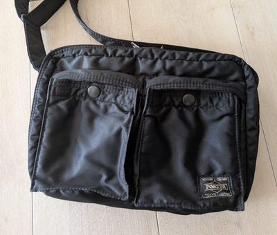 #ad PORTER Tanker YOSHIDA Shoulder Bag 2 Layer Black Japan two Layer F S $159.00