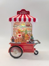 Santa Bakery Cart Gingerbread Glitter Snow Gl...
