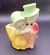 Vintage Shawnee Pottery Dancing Couple Planter- 5.75" Tall- 3" Diameter
