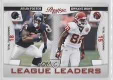 2011 Panini Prestige League Leaders Arian Foster Dwayne Bowe #13 0c4