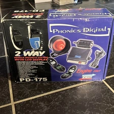 Phonics Digital  2 Way Vehicle Security System  LCD  Display PD-175 Engine Start