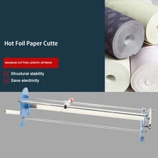 Manual Foil Paper Cutter 640mmx240mm Cutting Size Hot Stamping Roll Slitter Tool
