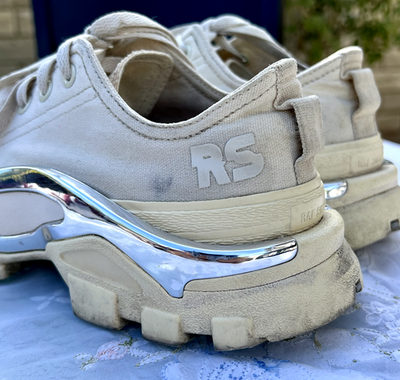 Raf Simons x adidas Detroit Runner, White, Size 9 Read description