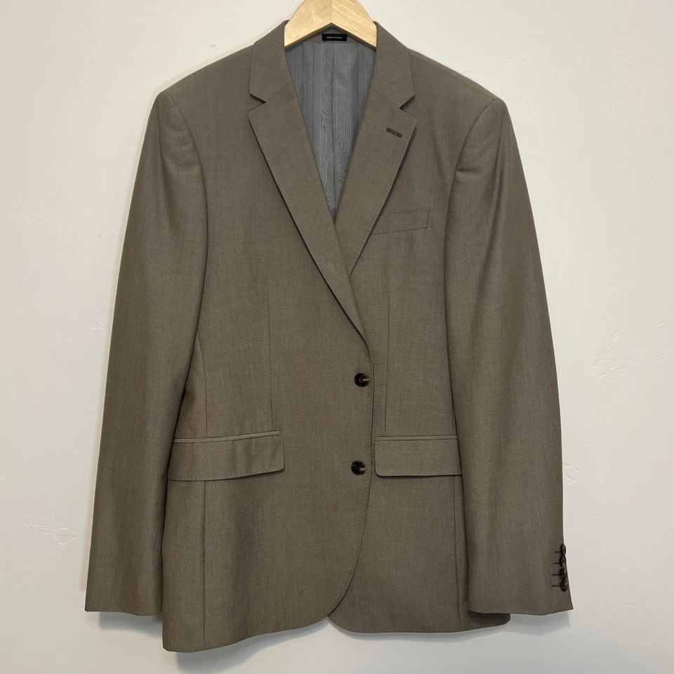 Men’s Sports Coat Size 42L Brown JF Blazer Suit Jacket - Image 4 of 4