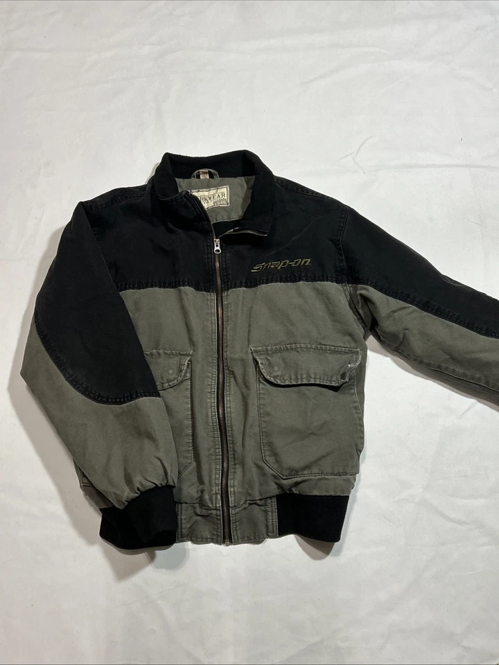 Casaco/jaqueta de inverno Snap On masculino médio estilo Carhartt - Imagem 2 de 4