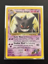 Pokémon Gengar Sabrina's Gym Challenge #29/132 Regular Card on eBay