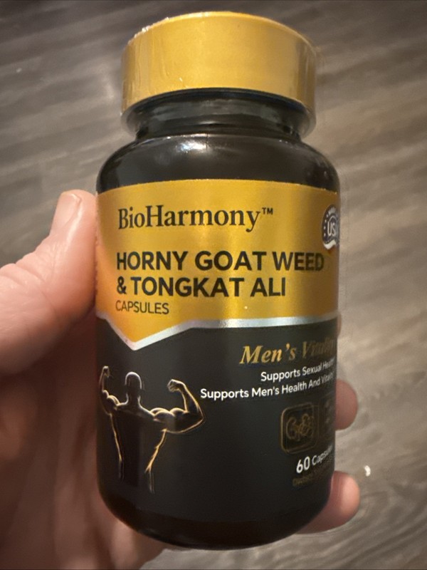 Horny Goat Weed for Male Performance, Health & Vitality Dietary Supplement