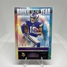Panini 2020 Contenders Rookie of the Year #RY-JUJ Justin Jefferson Vikings Card. rookie card picture