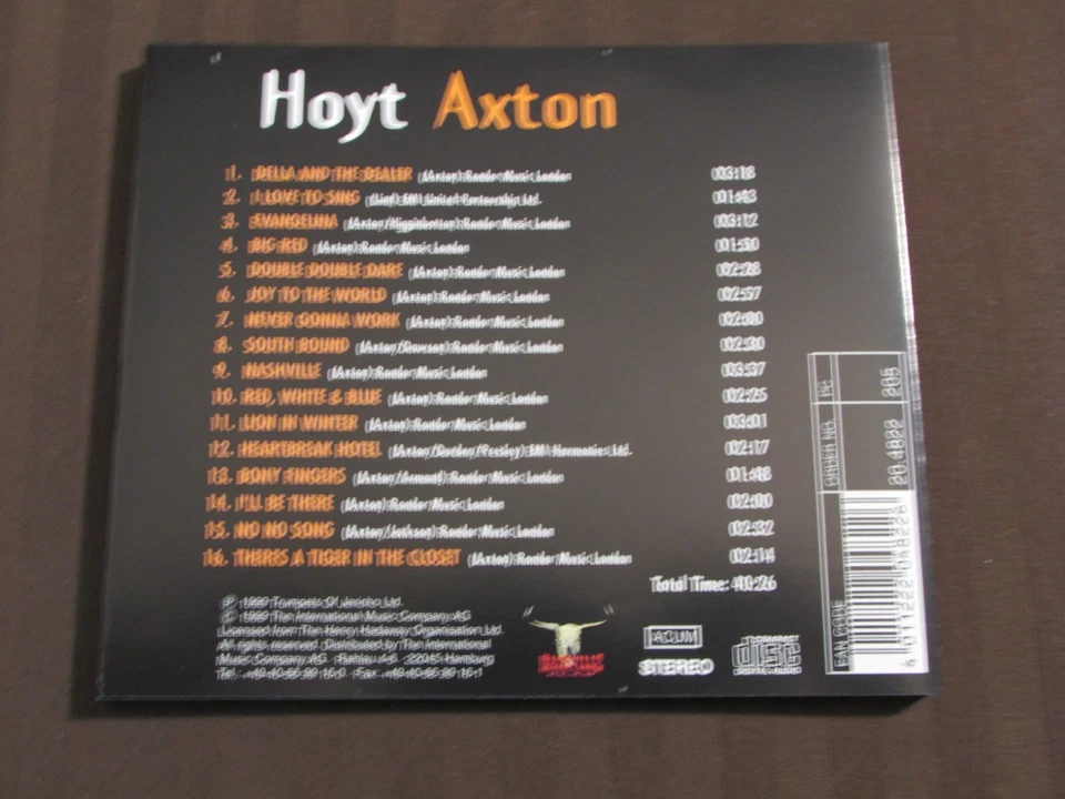 Hoyt Axton Della And The Dealer 1999 German Press Compilation CD 204822-205 OOP - Image 3 of 4