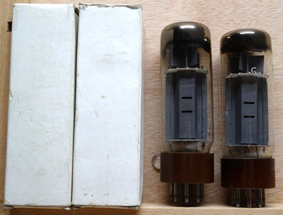 Pair: PHILIPS EL34 | SIEMENS Box | über 100 %   DD - GETTER Tubes Röhre 6CA7