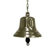 Ship Salvaged Weathered Brass Bell  | No Inscription/Blank Authentic 28 LBS.
