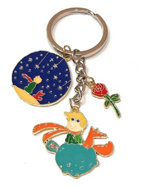 Der kleine Prinz der kleine Prinz Schlüsselanhänger Rosa Eitel Fuchs nickelfrei