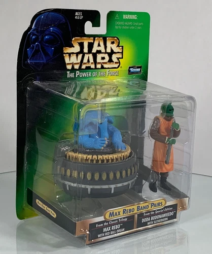 1998 Star Wars POTF Band Pairs Max Rebo & Doda Bodonawieedo Sealed MOC – EX COND