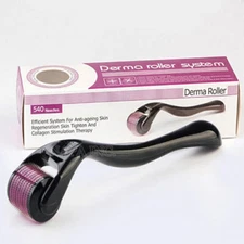 Stainless Steel 540 pins Derma Roller Scars Stretch Marks Therapy Recoevey