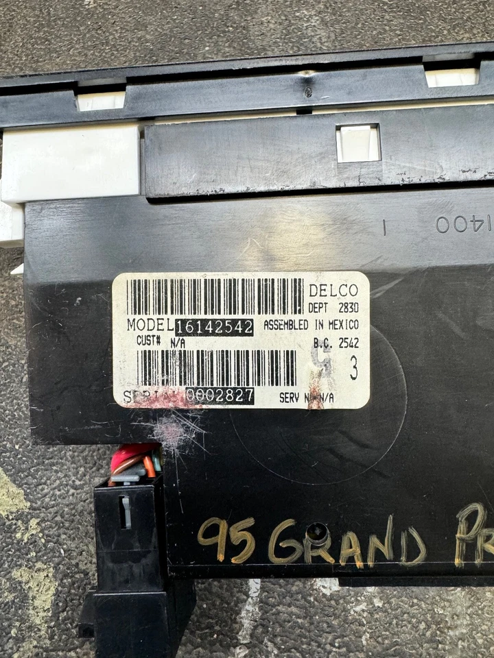 1994-1996 Pontiac Grand Prix AC Heat Temp Climate Control 16142542 OEM - Image 2 of 3