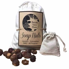 Soap Nuts Natural Organic Laundry Dishwasher Body Baby Wash Shampoo 1lb.