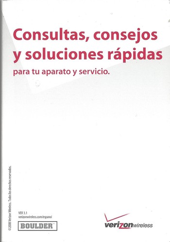 Livre/manuel Verizon sans fil embouts de bloc G'zOne conseils et raccourcis NEUF non ouvert - Photo 2 sur 2