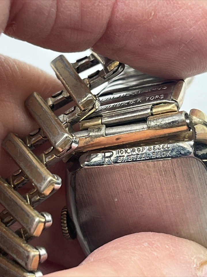 SUPER RARE 1950s ELGIN Durapower Watch  10K GF - Original Box/Paperwork - Image 4 of 4