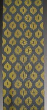 11 Yard HAND MADE UZBEK Natural SILK IKAT ADRAS FABRIC 7406
